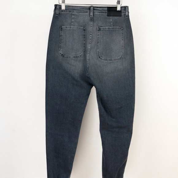 Jonathan Simkhai Wiley Medium Pebble Denim Joggers - Picture 4 of 8